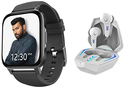 TAGG Verve NEO Smartwatch 1.69" HD Display | 60+ Sports Modes | 10 Days Battery | 150+ Maximum Watch Face Library | Waterproof | 24 * 7 HeartRate & Blood Oxygen Tracking | Games & Calculator | Black