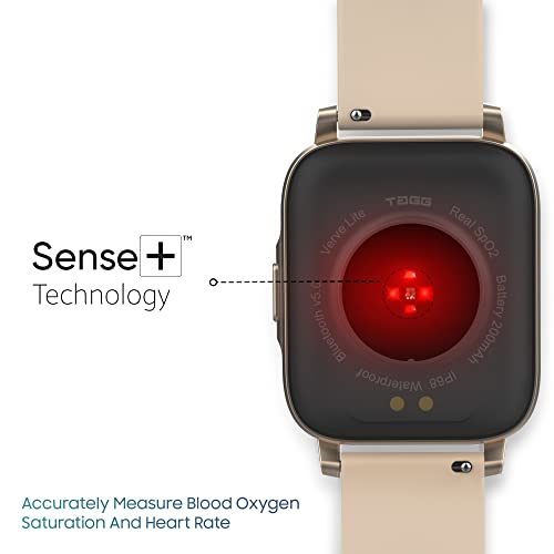 TAGG Verve NEO Smartwatch 1.69" HD Display | 60+ Sports Modes | 10 Days Battery | 150+ Maximum Watch Face Library | Waterproof | 24 * 7 HeartRate & Blood Oxygen Tracking | Games & Calculator | Black