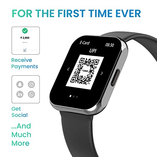 TAGG Verve NEO Smartwatch 1.69" HD Display | 60+ Sports Modes | 10 Days Battery | 150+ Maximum Watch Face Library | Waterproof | 24 * 7 HeartRate & Blood Oxygen Tracking | Games & Calculator | Black
