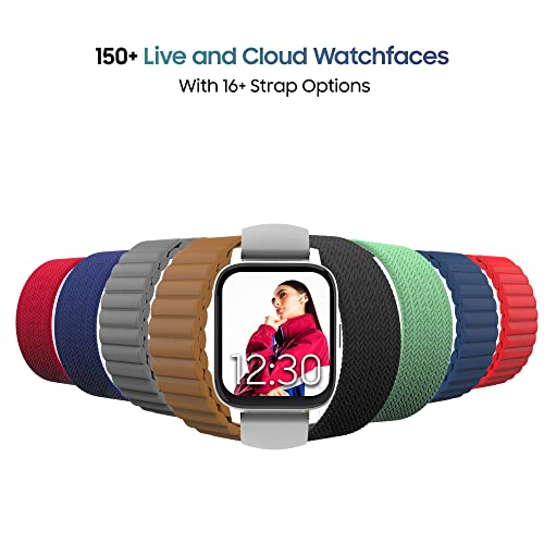 TAGG Verve NEO Smartwatch 1.69" HD Display | 60+ Sports Modes | 10 Days Battery | 150+ Maximum Watch Face Library | Waterproof | 24 * 7 HeartRate & Blood Oxygen Tracking | Games & Calculator | Black