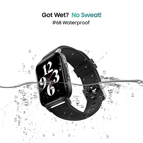 TAGG Verve NEO Smartwatch 1.69" HD Display | 60+ Sports Modes | 10 Days Battery | 150+ Maximum Watch Face Library | Waterproof | 24 * 7 HeartRate & Blood Oxygen Tracking | Games & Calculator | Black