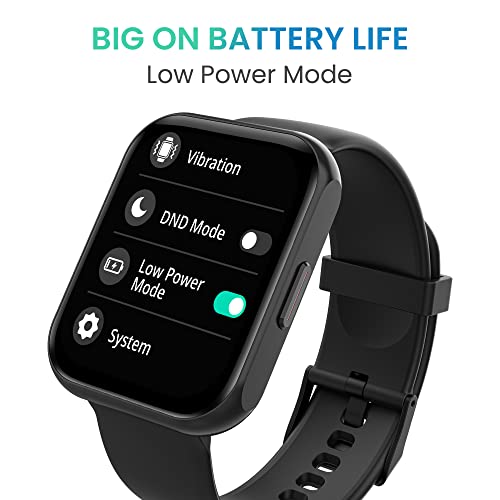 TAGG Verve NEO Smartwatch 1.69" HD Display | 60+ Sports Modes | 10 Days Battery | 150+ Maximum Watch Face Library | Waterproof | 24 * 7 HeartRate & Blood Oxygen Tracking | Games & Calculator | Black