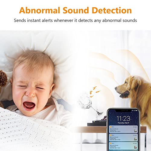 Imou 360 Degree WiFi Security Camera Black, 1080P Full HD, Domo Camera, Night Vision, Privacy Mode, Camera, Alexa Google Assistant, Motion Detection & Human Detection, 2-Way Audio