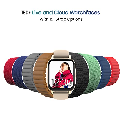 TAGG Verve NEO Smartwatch 1.69" HD Display | 60+ Sports Modes | 10 Days Battery | 150+ Maximum Watch Face Library | Waterproof | 24 * 7 HeartRate & Blood Oxygen Tracking | Games & Calculator | Black