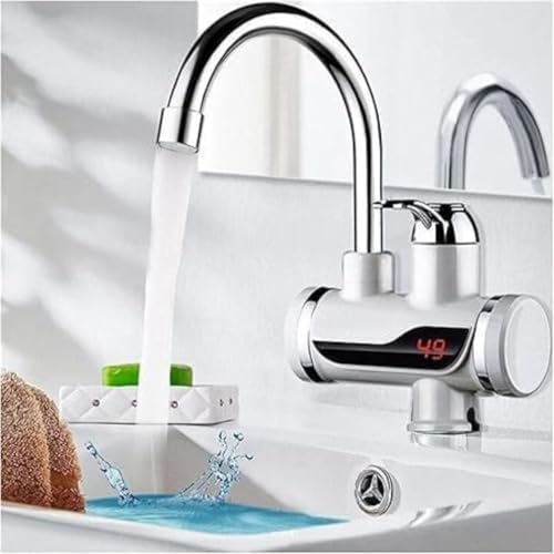 TEKCOOL Instant Water Geyser 1 L Portable water heater, Made of First Class ABS Plastic, Auto Cut Off Feature with 1 Year Warranty, For Home, Office, Restaurant etc
