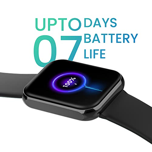 TAGG Verve NEO Smartwatch 1.69" HD Display | 60+ Sports Modes | 10 Days Battery | 150+ Maximum Watch Face Library | Waterproof | 24 * 7 HeartRate & Blood Oxygen Tracking | Games & Calculator | Black