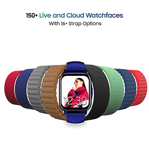 TAGG Verve NEO Smartwatch 1.69" HD Display | 60+ Sports Modes | 10 Days Battery | 150+ Maximum Watch Face Library | Waterproof | 24 * 7 HeartRate & Blood Oxygen Tracking | Games & Calculator | Black