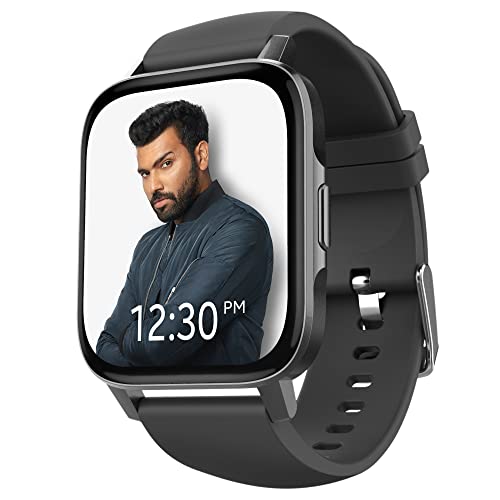 TAGG Verve NEO Smartwatch 1.69" HD Display | 60+ Sports Modes | 10 Days Battery | 150+ Maximum Watch Face Library | Waterproof | 24 * 7 HeartRate & Blood Oxygen Tracking | Games & Calculator | Black
