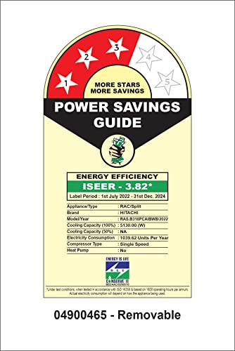 Hitachi 1.5 Ton Class 3 Star, ice Clean, Xpandable+, Inverter Split AC with 5 Year Comprehensive Warranty* (100% Copper, Dust Filter, 2024 Model - 3400FXL RAS.G318PCBIBF, White)
