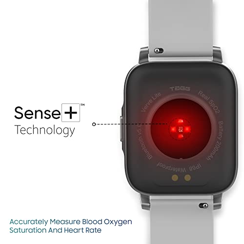 TAGG Verve NEO Smartwatch 1.69" HD Display | 60+ Sports Modes | 10 Days Battery | 150+ Maximum Watch Face Library | Waterproof | 24 * 7 HeartRate & Blood Oxygen Tracking | Games & Calculator | Black