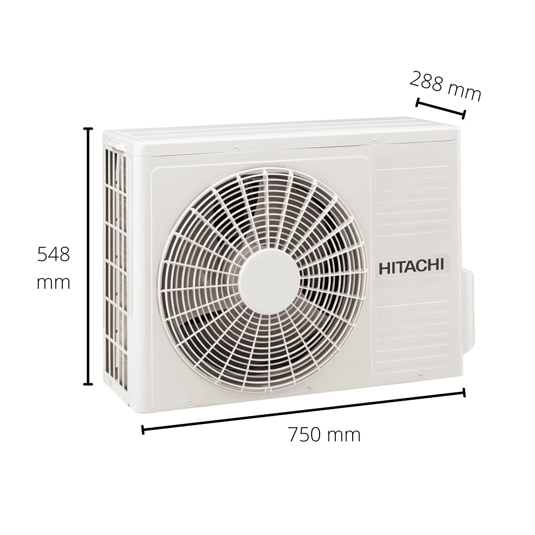 Hitachi 1.5 Ton Class 3 Star, ice Clean, Xpandable+, Inverter Split AC with 5 Year Comprehensive Warranty* (100% Copper, Dust Filter, 2024 Model - 3400FXL RAS.G318PCBIBF, White)
