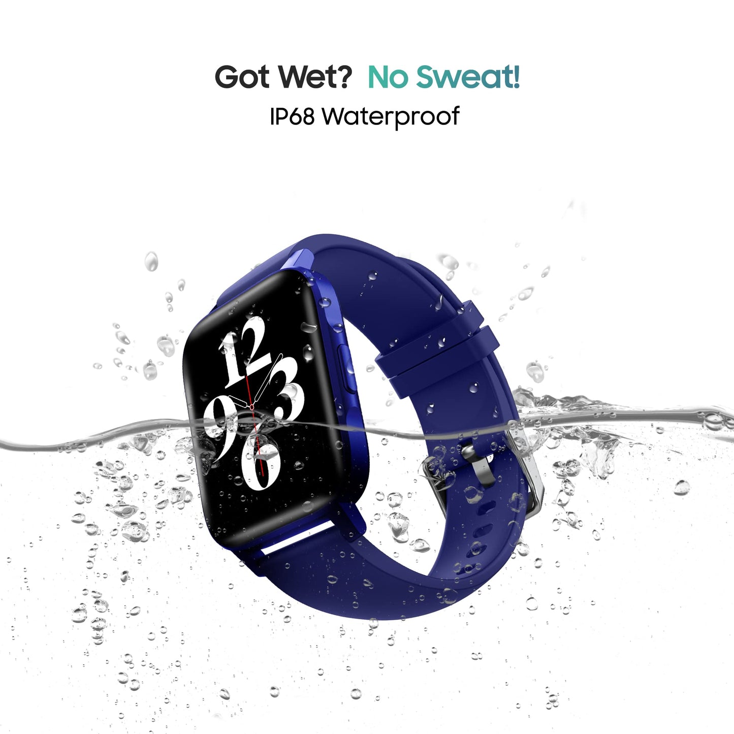 TAGG Verve NEO Smartwatch 1.69" HD Display | 60+ Sports Modes | 10 Days Battery | 150+ Maximum Watch Face Library | Waterproof | 24 * 7 HeartRate & Blood Oxygen Tracking | Games & Calculator | Black