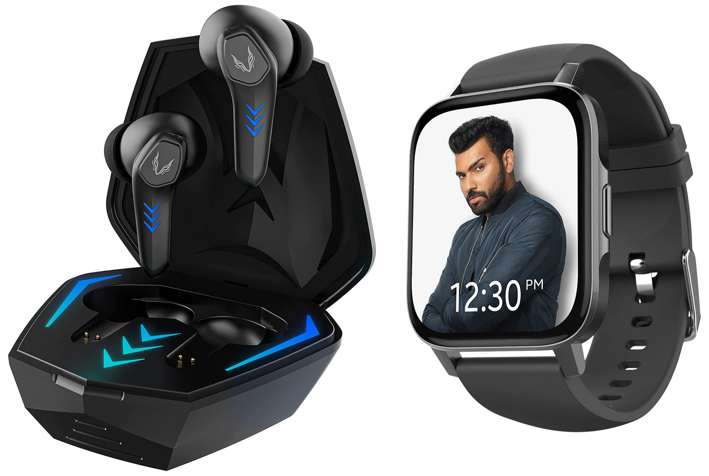 TAGG Verve NEO Smartwatch 1.69" HD Display | 60+ Sports Modes | 10 Days Battery | 150+ Maximum Watch Face Library | Waterproof | 24 * 7 HeartRate & Blood Oxygen Tracking | Games & Calculator | Black