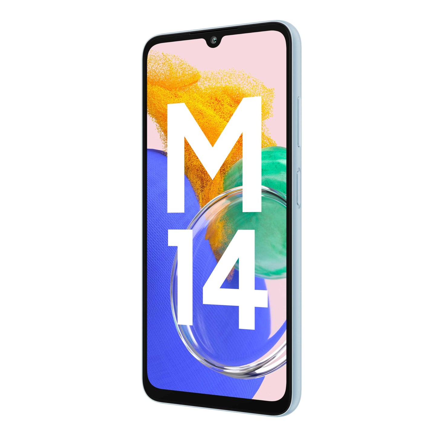 Samsung Galaxy M14 4G (Sapphire Blue,4GB,64GB) | 50MP Triple Cam | 5000mAh Battery | Snapdragon 680 Processor | 2 Gen. OS Upgrade & 4 Year Security Update | 8GB RAM with RAM Plus | Without Charger