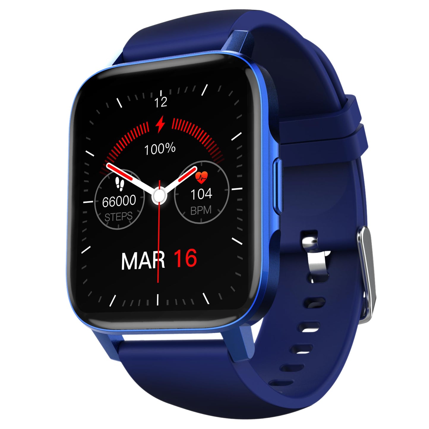 TAGG Verve NEO Smartwatch 1.69" HD Display | 60+ Sports Modes | 10 Days Battery | 150+ Maximum Watch Face Library | Waterproof | 24 * 7 HeartRate & Blood Oxygen Tracking | Games & Calculator | Black