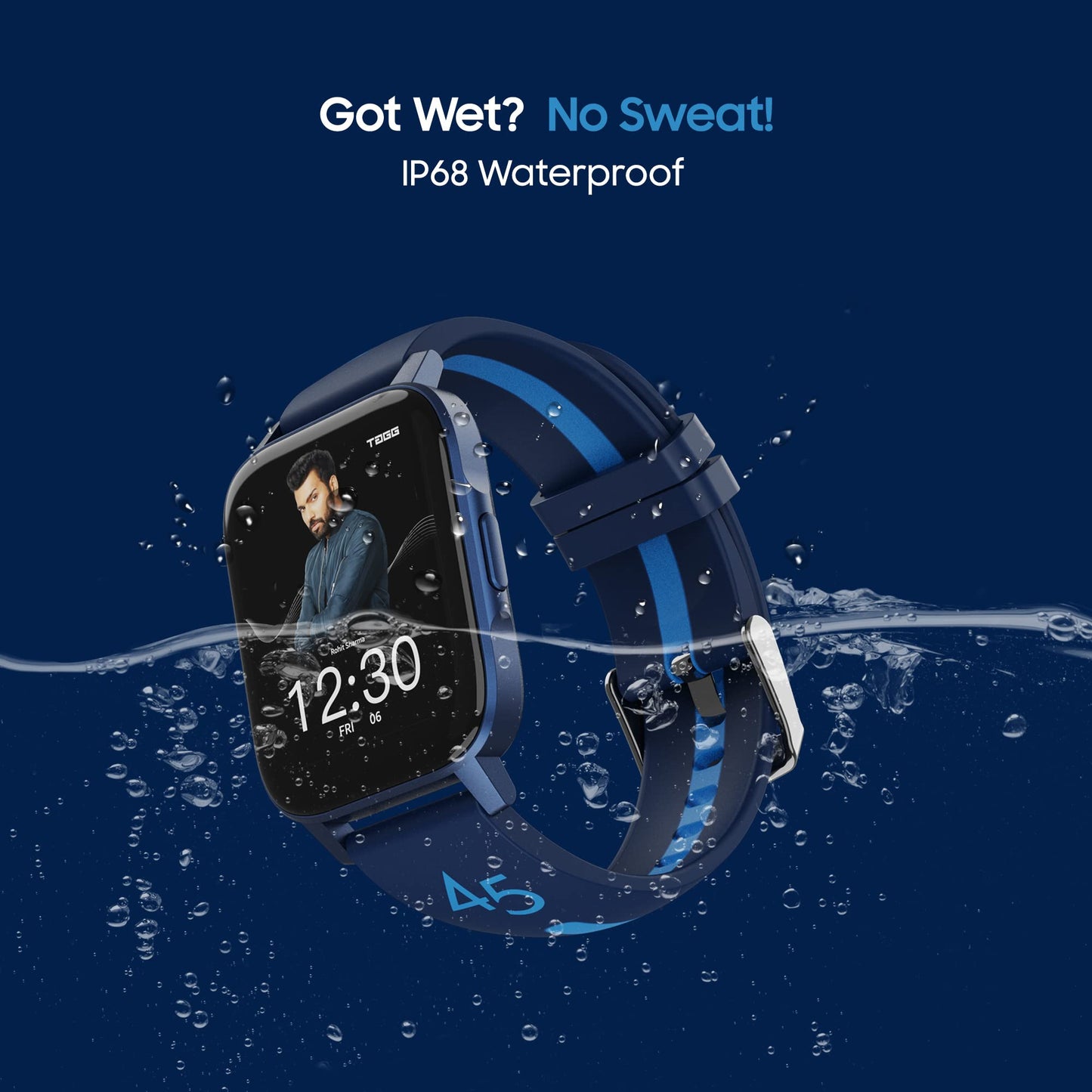 TAGG Verve NEO Smartwatch 1.69" HD Display | 60+ Sports Modes | 10 Days Battery | 150+ Maximum Watch Face Library | Waterproof | 24 * 7 HeartRate & Blood Oxygen Tracking | Games & Calculator | Black