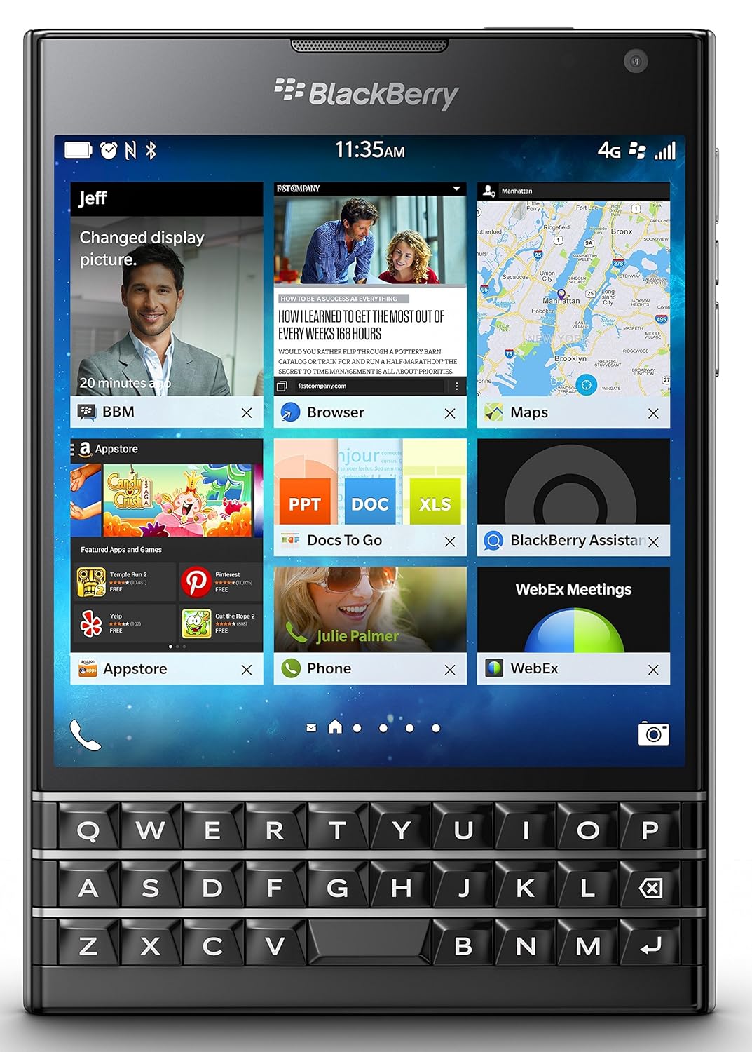 BlackBerry Passport GSM Smart Phone (Black)