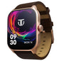 Titan Mirage Premium Fashion Smartwatch|1.96" AMOLED Display with AOD|800 NITS Brightness|410 * 502 Pixel Resolution|Functional Crown|SingleSync BT Calling|IP68 (Metal Strap+ Extra Silicone Strap)