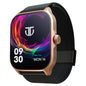 Titan Mirage Premium Fashion Smartwatch|1.96" AMOLED Display with AOD|800 NITS Brightness|410 * 502 Pixel Resolution|Functional Crown|SingleSync BT Calling|IP68 (Metal Strap+ Extra Silicone Strap)