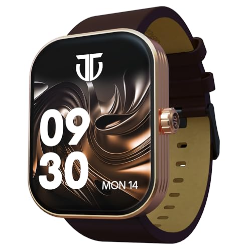 Titan Mirage Premium Fashion Smartwatch|1.96" AMOLED Display with AOD|800 NITS Brightness|410 * 502 Pixel Resolution|Functional Crown|SingleSync BT Calling|IP68 (Metal Strap+ Extra Silicone Strap)