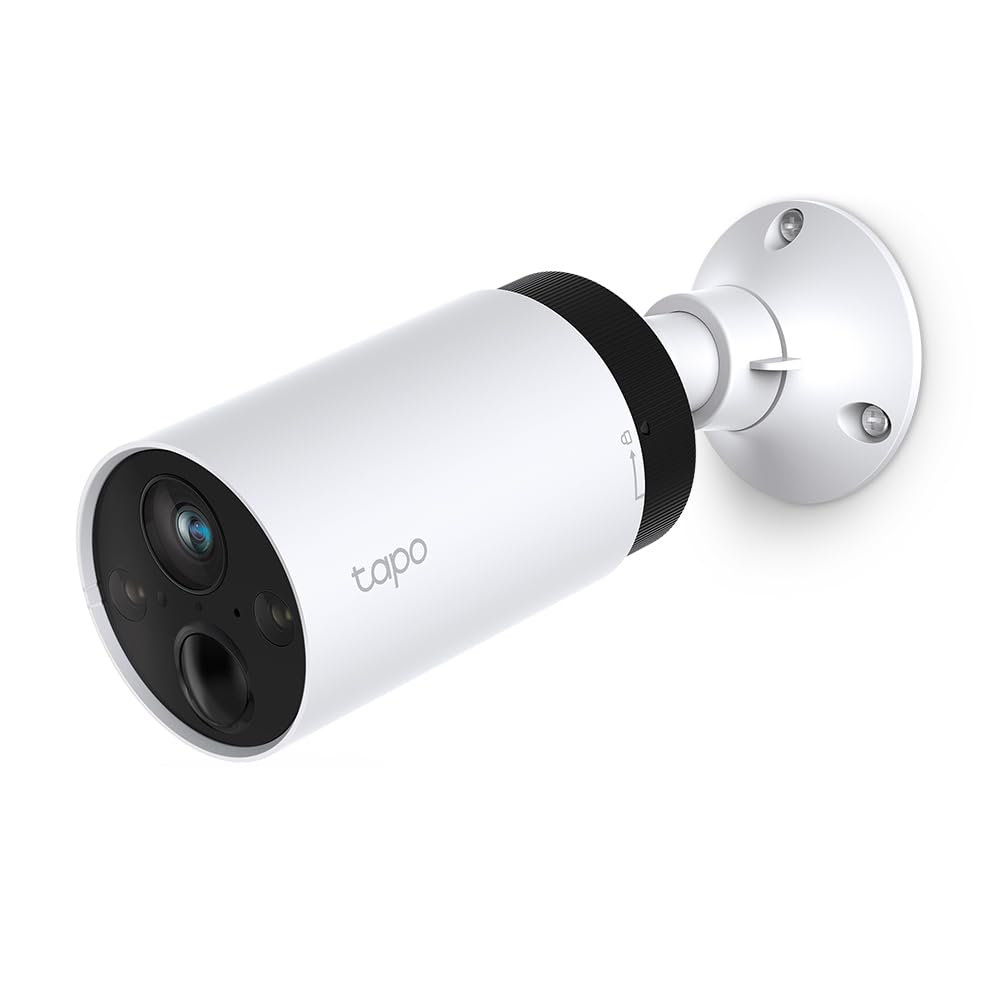 TP-Link Tapo C420S1 4MP Outdoor Smart Wire-Free Security Battery Camera System, Water & dust Proof, Compatible with Alexa & Google Home, 2K QHD, 180-Day Battery Life, 2 Way Audio, IP65, Night Vision