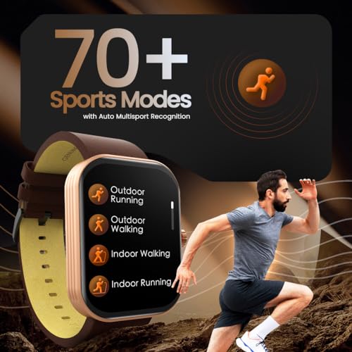 Titan Mirage Premium Fashion Smartwatch|1.96" AMOLED Display with AOD|800 NITS Brightness|410 * 502 Pixel Resolution|Functional Crown|SingleSync BT Calling|IP68 (Metal Strap+ Extra Silicone Strap)