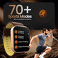 Titan Mirage Premium Fashion Smartwatch|1.96" AMOLED Display with AOD|800 NITS Brightness|410 * 502 Pixel Resolution|Functional Crown|SingleSync BT Calling|IP68 (Metal Strap+ Extra Silicone Strap)