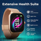 Titan Mirage Premium Fashion Smartwatch|1.96" AMOLED Display with AOD|800 NITS Brightness|410 * 502 Pixel Resolution|Functional Crown|SingleSync BT Calling|IP68 (Metal Strap+ Extra Silicone Strap)
