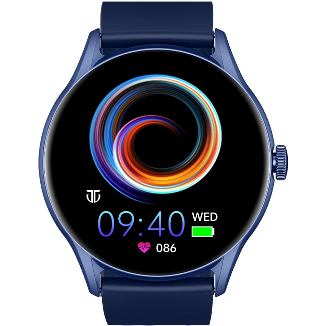 Titan Mirage Premium Fashion Smartwatch|1.96" AMOLED Display with AOD|800 NITS Brightness|410 * 502 Pixel Resolution|Functional Crown|SingleSync BT Calling|IP68 (Metal Strap+ Extra Silicone Strap)