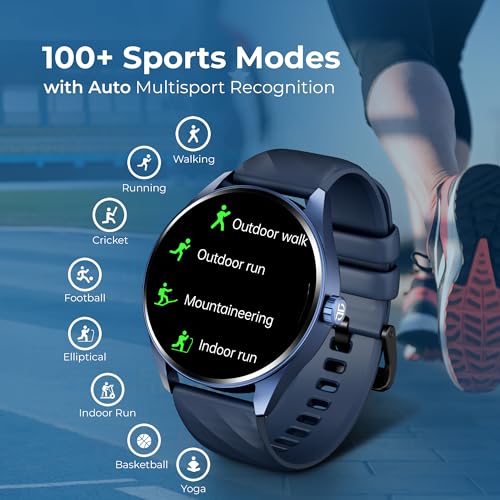 Titan Mirage Premium Fashion Smartwatch|1.96" AMOLED Display with AOD|800 NITS Brightness|410 * 502 Pixel Resolution|Functional Crown|SingleSync BT Calling|IP68 (Metal Strap+ Extra Silicone Strap)