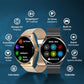 Titan Mirage Premium Fashion Smartwatch|1.96" AMOLED Display with AOD|800 NITS Brightness|410 * 502 Pixel Resolution|Functional Crown|SingleSync BT Calling|IP68 (Metal Strap+ Extra Silicone Strap)