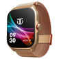 Titan Mirage Premium Fashion Smartwatch|1.96" AMOLED Display with AOD|800 NITS Brightness|410 * 502 Pixel Resolution|Functional Crown|SingleSync BT Calling|IP68 (Metal Strap+ Extra Silicone Strap)