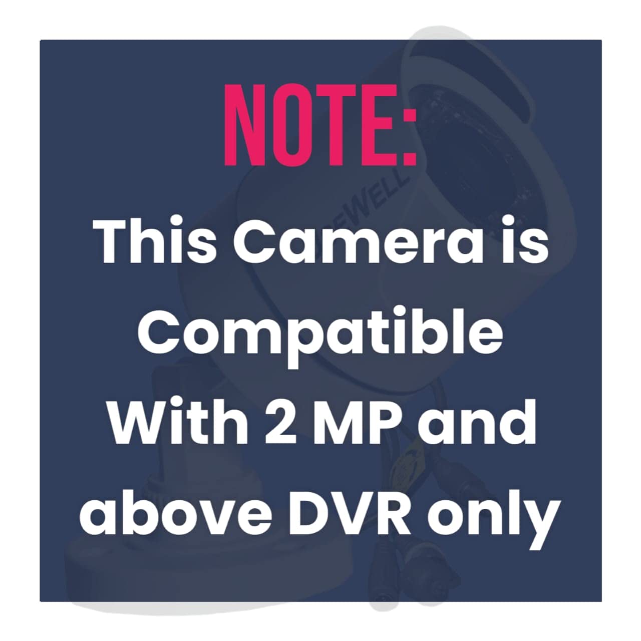 HIKVISION 2Mp Indoor Wired Color Camera for Dvr Ds-2Ce5Ad0T-Itp Eco Bnc/Dc, White - 1080P