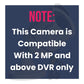 HIKVISION 2Mp Indoor Wired Color Camera for Dvr Ds-2Ce5Ad0T-Itp Eco Bnc/Dc, White - 1080P