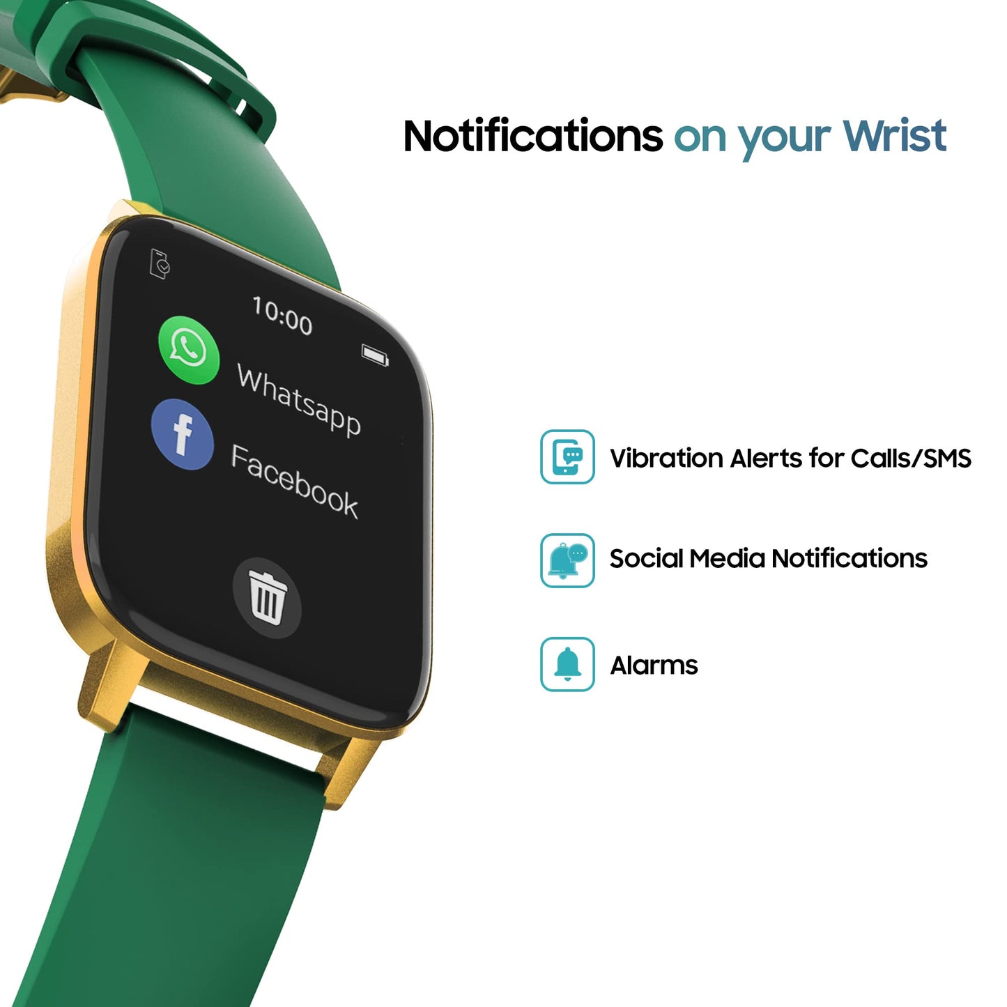 TAGG Verve NEO Smartwatch 1.69" HD Display | 60+ Sports Modes | 10 Days Battery | 150+ Maximum Watch Face Library | Waterproof | 24 * 7 HeartRate & Blood Oxygen Tracking | Games & Calculator | Black