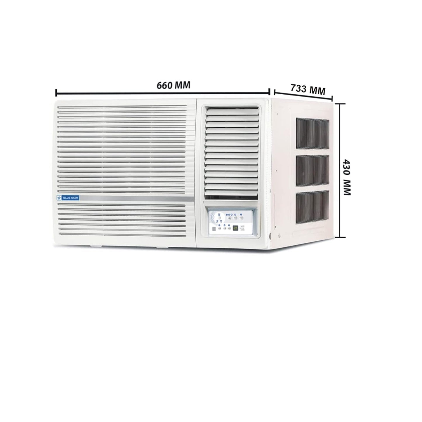 Blue Star 1.5 Ton 5 Star Inverter Window AC (2023 Model, Copper Condenser, Dust Filter, WIB518LN)