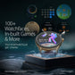 Titan Mirage Premium Fashion Smartwatch|1.96" AMOLED Display with AOD|800 NITS Brightness|410 * 502 Pixel Resolution|Functional Crown|SingleSync BT Calling|IP68 (Metal Strap+ Extra Silicone Strap)