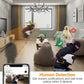 Imou 360 Degree WiFi Security Camera Black, 1080P Full HD, Domo Camera, Night Vision, Privacy Mode, Camera, Alexa Google Assistant, Motion Detection & Human Detection, 2-Way Audio