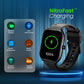 Titan Mirage Premium Fashion Smartwatch|1.96" AMOLED Display with AOD|800 NITS Brightness|410 * 502 Pixel Resolution|Functional Crown|SingleSync BT Calling|IP68 (Metal Strap+ Extra Silicone Strap)