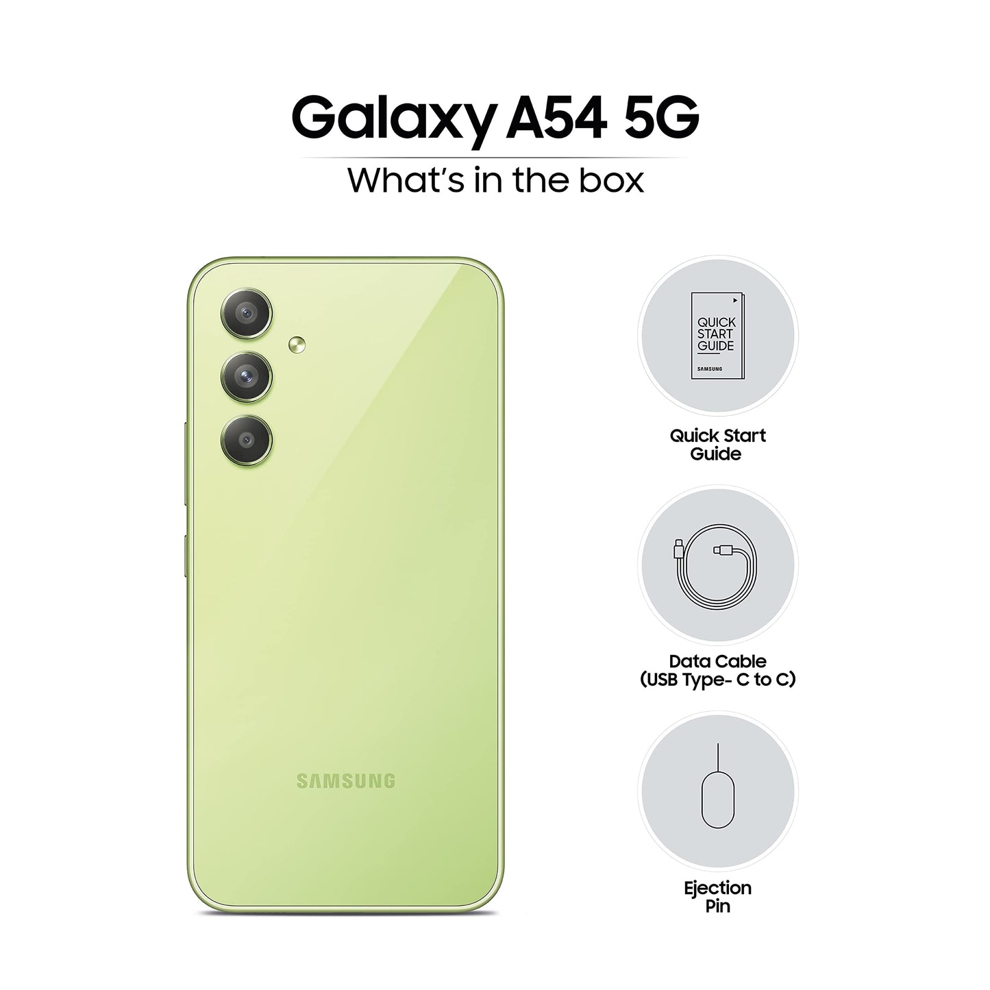 Samsung Galaxy A14 5G (Black, 6GB, 128GB Storage) | Triple Rear Camera (50 MP Main) | Upto 12 GB RAM with RAM Plus | Without Charger