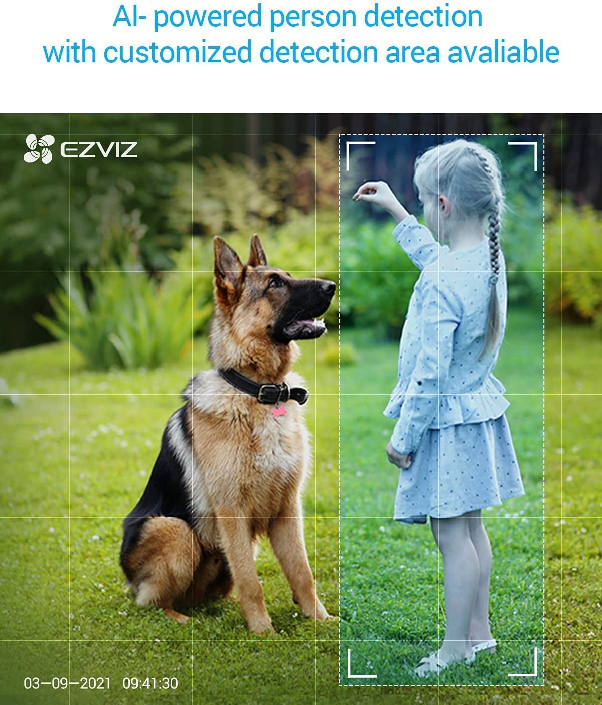 EZVIZ by Hikvision|WiFi Outdoor Security Camera to Secure Your Property with FullHD 1080p Resolution|Night Vision|IP66 Water & Dust Protection|Built in MicroSD Card Upto 256GB, White(C3WN)