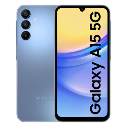 Samsung Galaxy A15 5G (Blue Black, 8GB, 128GB Storage) | 50 MP Main Camera | Android 14 with One UI 6.0 | 16GB Expandable RAM | MediaTek Dimensity 6100+ | 5000 mAh Battery