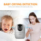 Imou 360 Degree WiFi Security Camera Black, 1080P Full HD, Domo Camera, Night Vision, Privacy Mode, Camera, Alexa Google Assistant, Motion Detection & Human Detection, 2-Way Audio