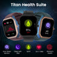 Titan Mirage Premium Fashion Smartwatch|1.96" AMOLED Display with AOD|800 NITS Brightness|410 * 502 Pixel Resolution|Functional Crown|SingleSync BT Calling|IP68 (Metal Strap+ Extra Silicone Strap)